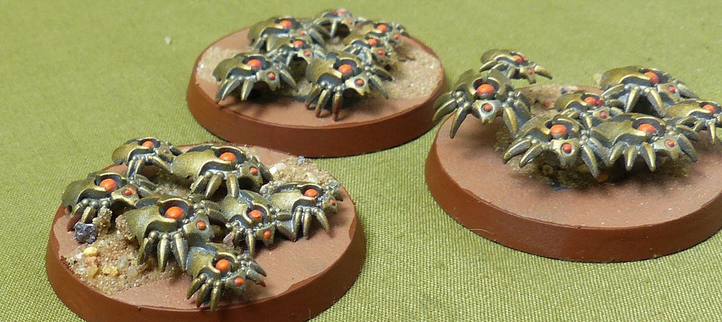 Canoptek Scarab Swarms painted - Necrons - Warhammer 40K #46A