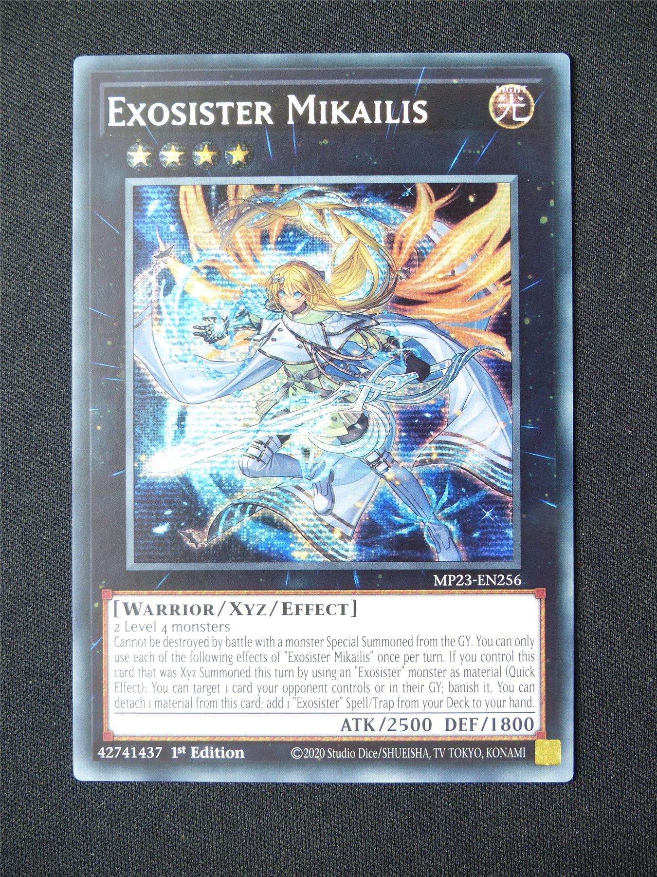 Exosister Mikailis MP23 Secret Rare - 1st ed Yugioh Card #6HY