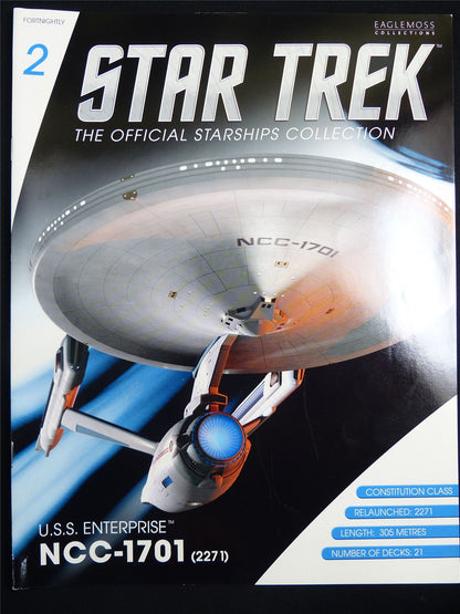 Star Trek The official Starships Collection #2 -  Eaglemoss Magazine #2WJ