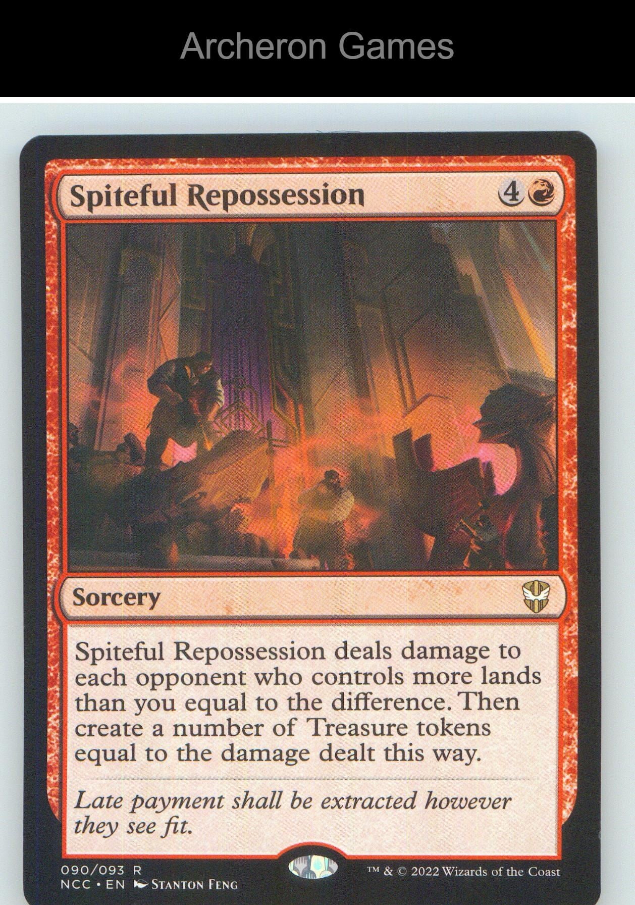Spiteful Repossession NCC 90 R MTG Card NM/EX+