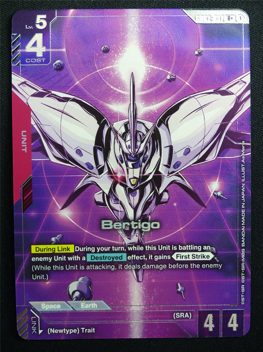 Bertigo GD03-037 R+ Foil - Gundam Card #9A