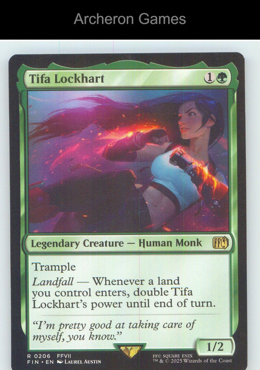 Tifa Lockhart FIN 206 R MTG Card NM/EX+