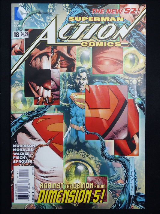 SUPERMAN: Action Comics #18 new 52! - DC Comic #3CG