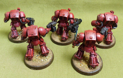 Terminator Squad painted - Blood Angels - Warhammer 40K #3YU
