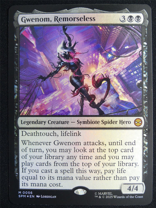 Gwenom Remorseless Foil - SPM - Mtg Card #4IQ