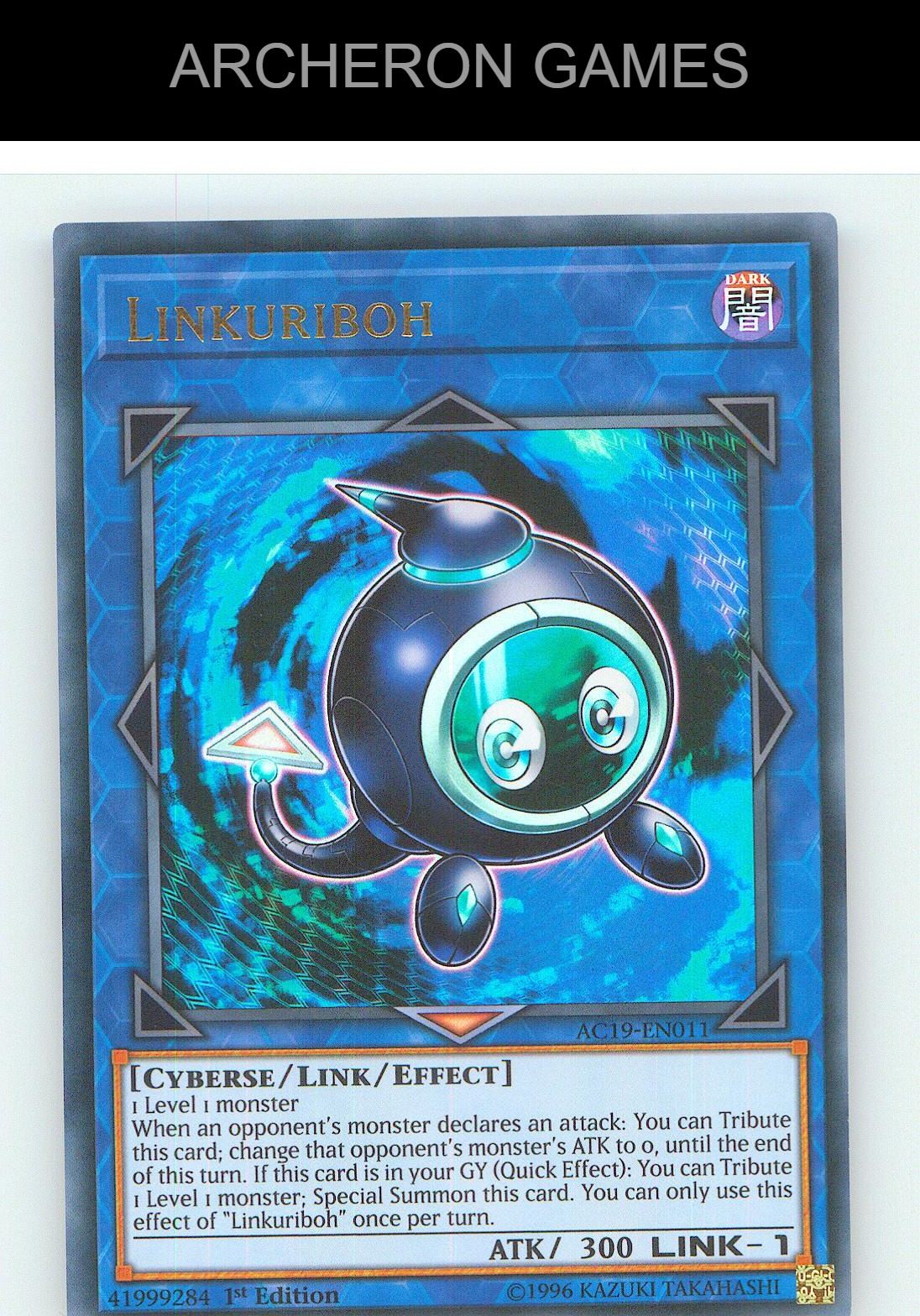 Linkuriboh Ultra Rare YUGIOH Card 1st Edition