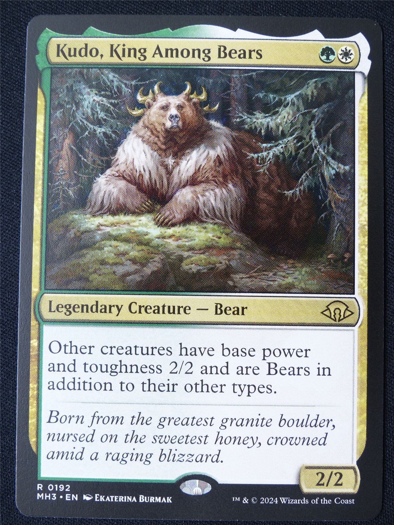 Kudo King Among Bears - MH3 - Mtg Card #49L