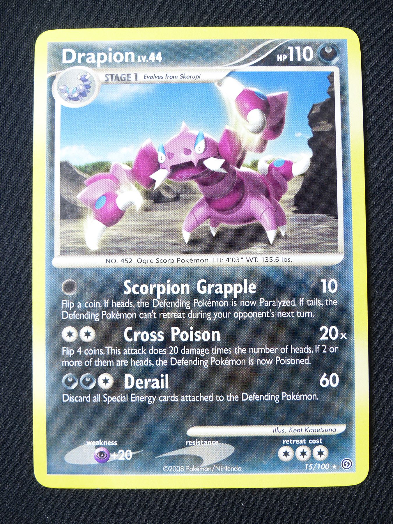 Drapion 15/100 - Pokemon Card #1BA