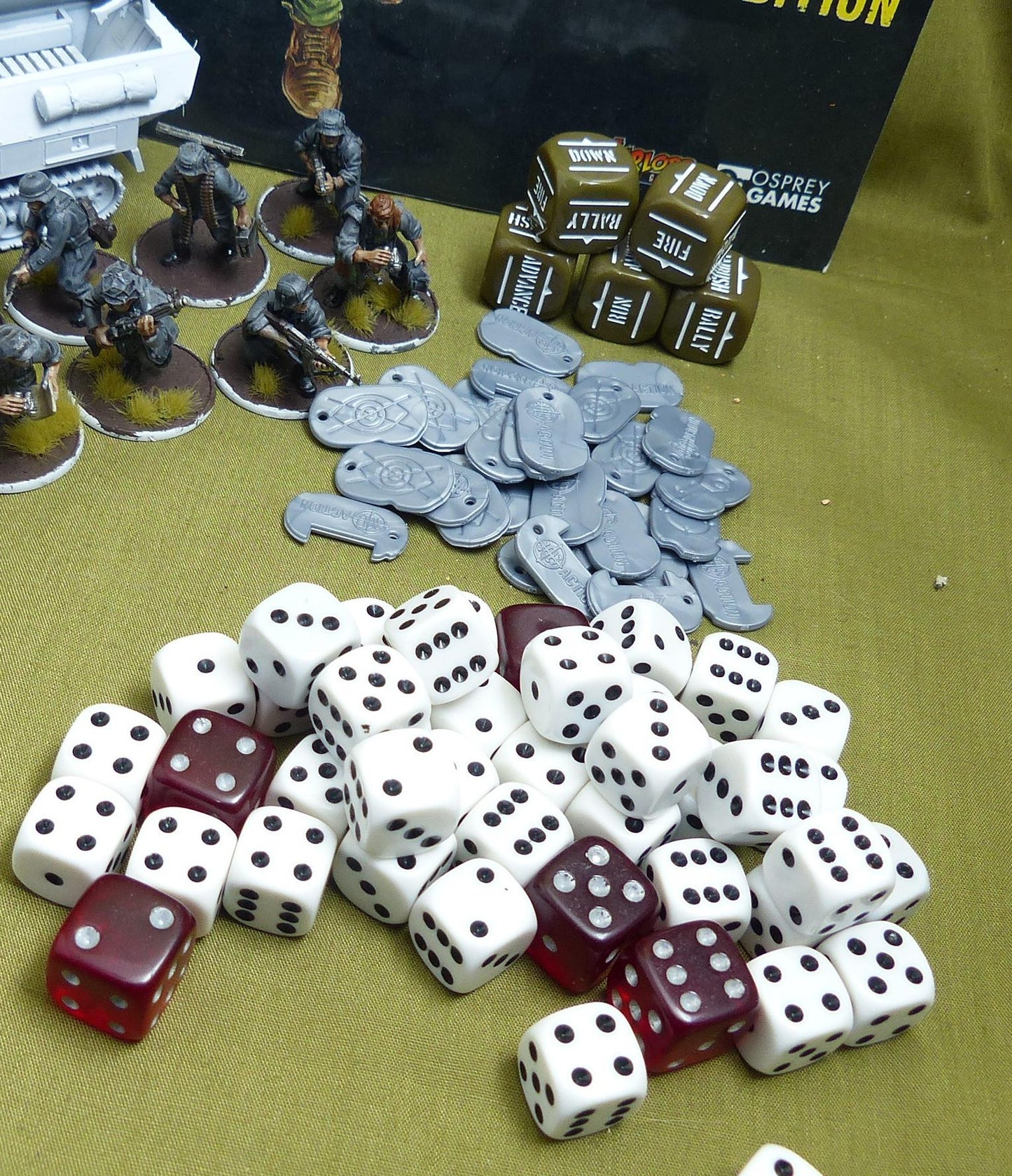 Band of Brothers models & parts partially painted - Bolt Action Miniatures