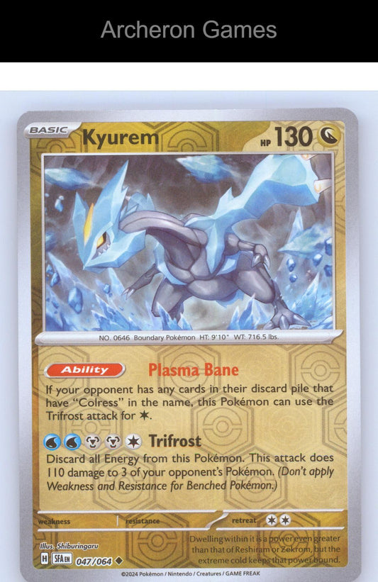 Pokemon Card Kyurem SFA 047/064 UC Shrouded Fable Reverse Holo