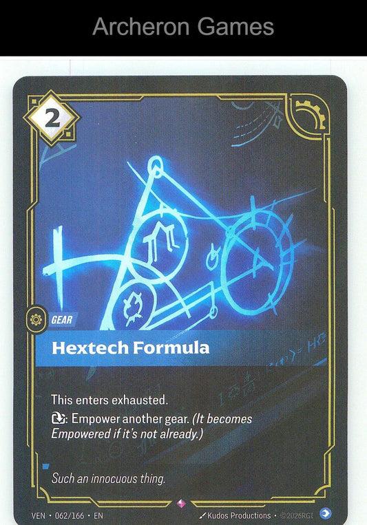 Hextech Formula VEN 062/166 R Vendetta Riftbound Card