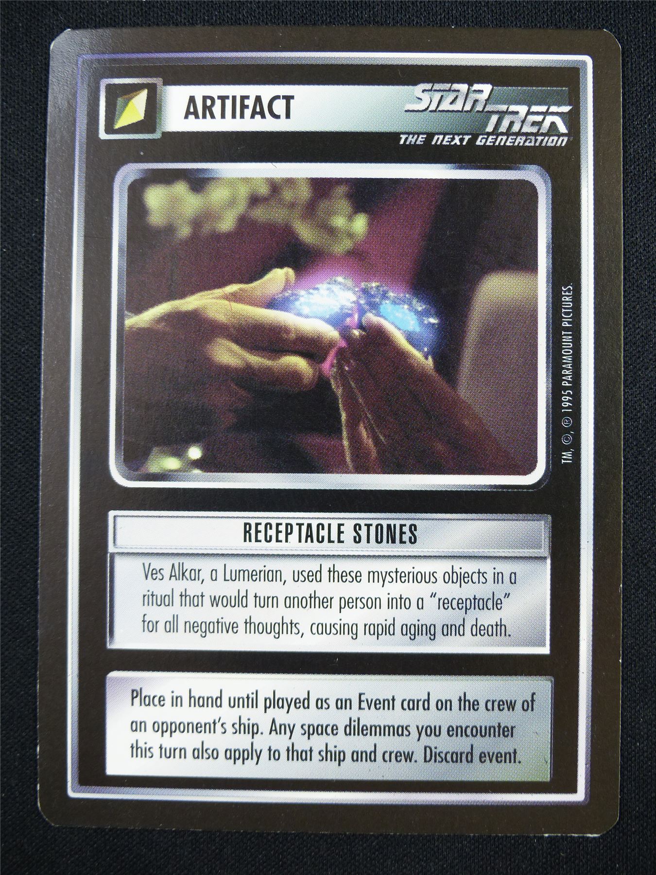 Receptacle Stones - The Next Generation - Star Trek Card #18U