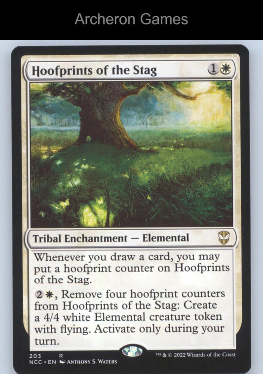 Hoofprints of the Stag 203 R MTG Card Commander: Streets of New Capenna