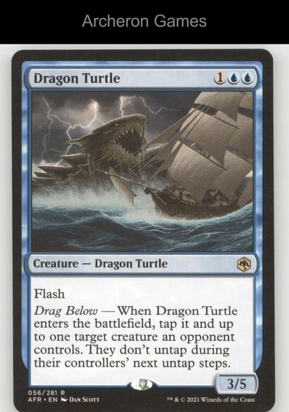 Dragon Turtle 56 R MTG Card Adventures in the Forgotten Realms
