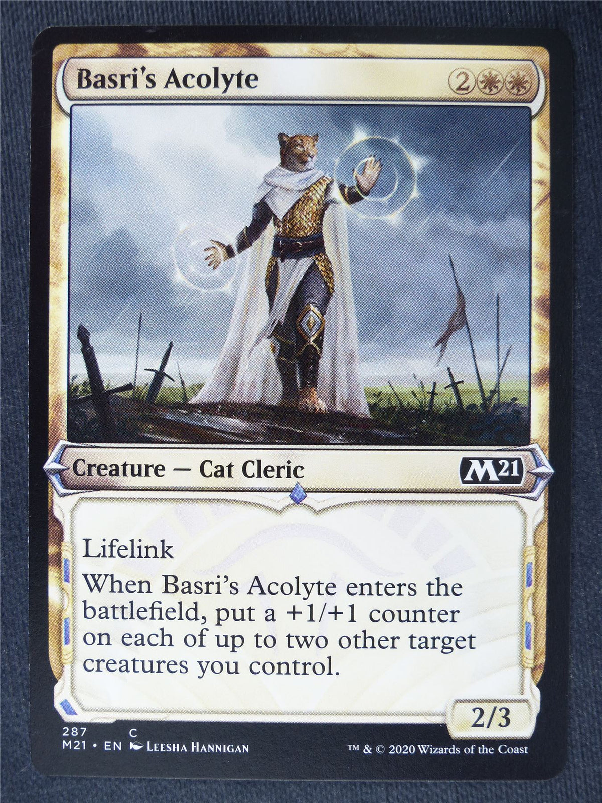 Basri's Acolyte Alt Border Foil - Mtg Magic Cards #KS