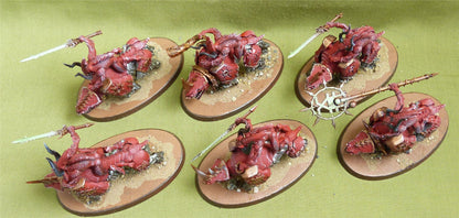 Bloodcrushers painted - Chaos Daemons - Warhammer 40K #K1