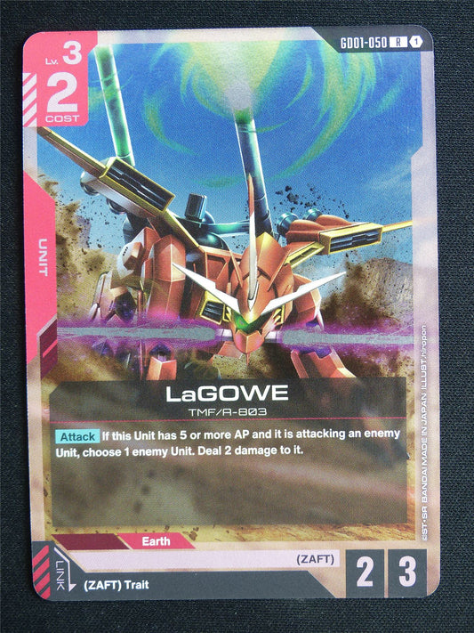 LaGOWE GD01-050 R - Gundam Card #58K