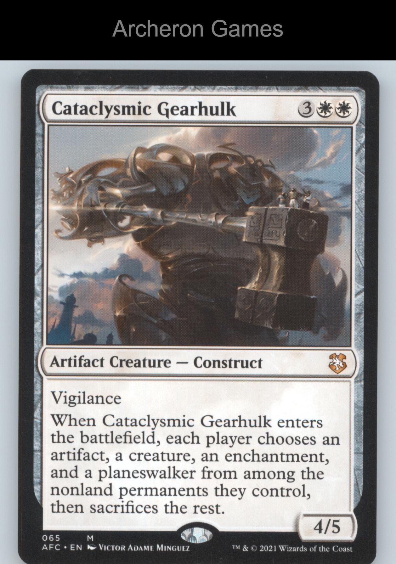 Cataclysmic Gearhulk 9 Mythic MTG Card Kaladesh