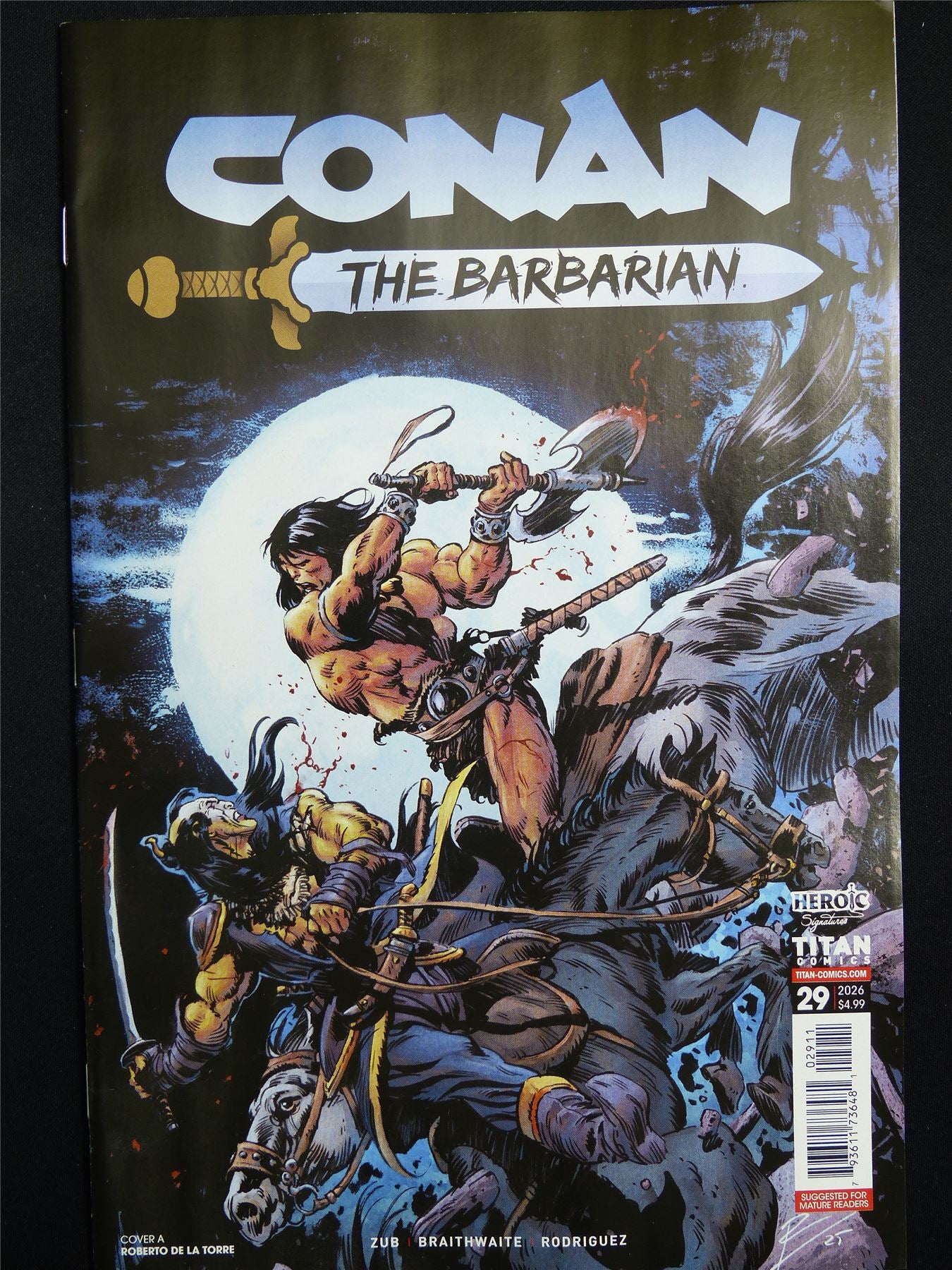 CONAN The Barbarian #29 Cvr A - B&B Mar 2026 Titan Comic #3E6