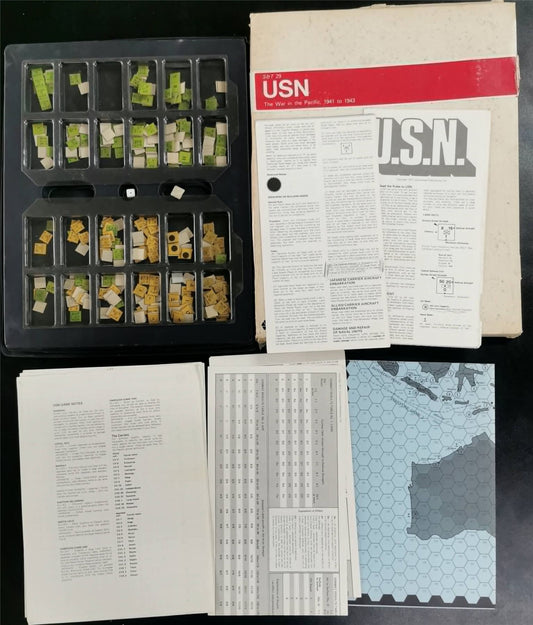 USN The War in the Pacific 1941 to 1943 - SPI Game #QY