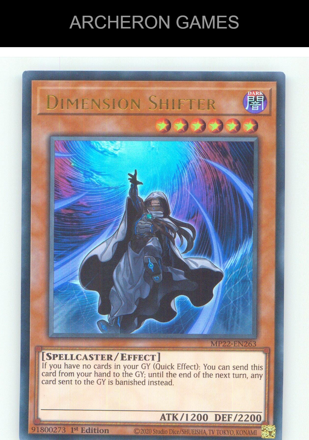 Dimension Shifter UR YUGIOH Card 1st Edition