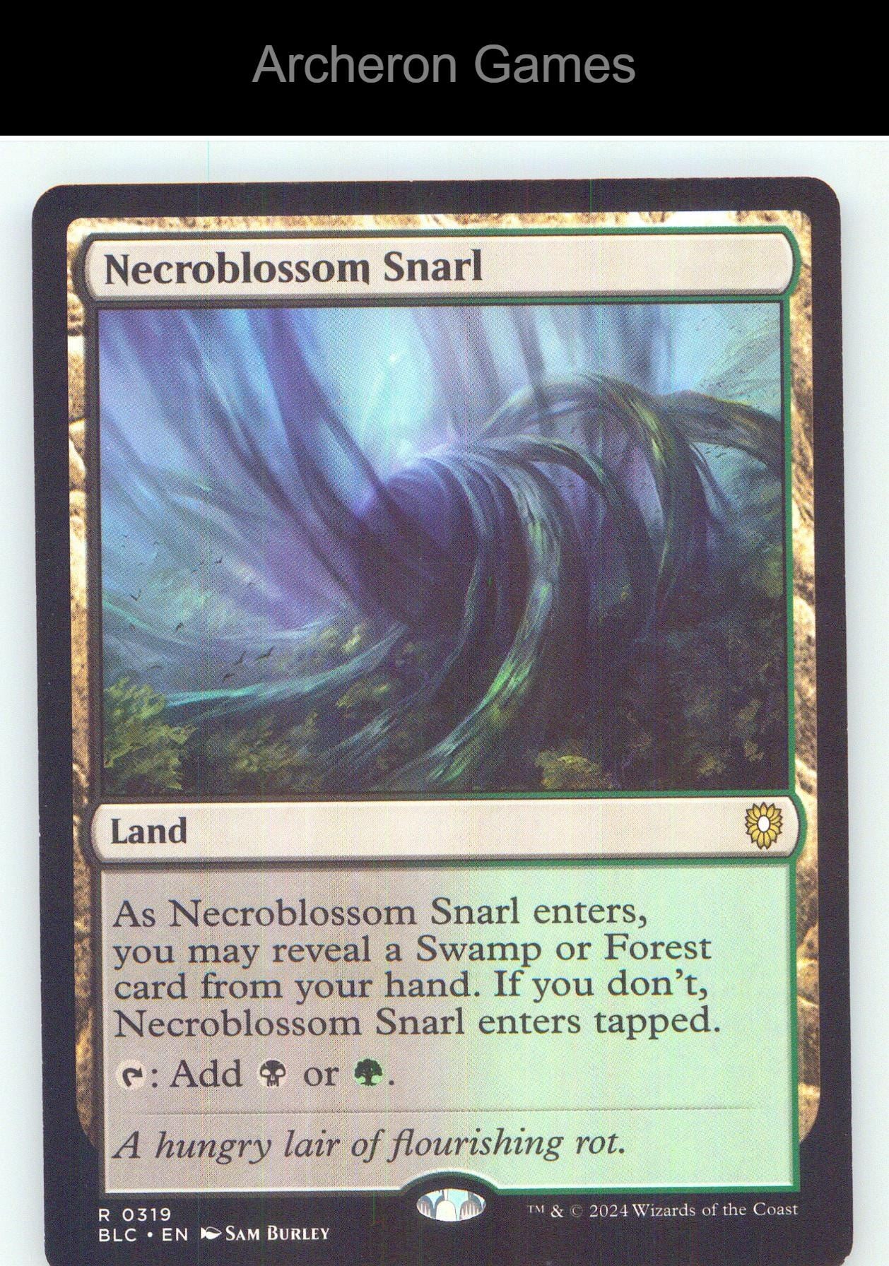 Necroblossom Snarl BLC 319 R MTG Card NM/EX+