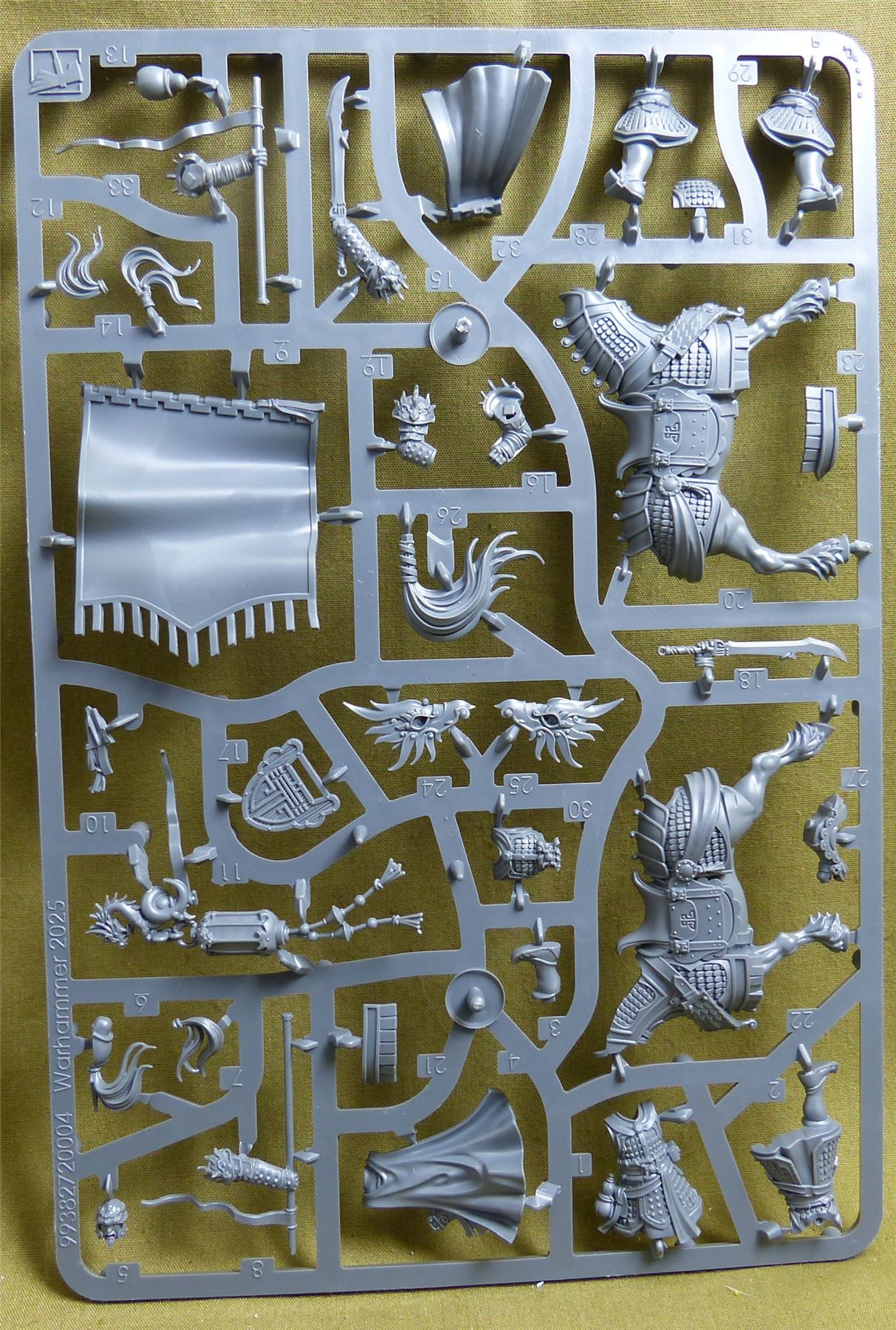 Gate Masters of the Celestial Cities incomplete sprue - Grand Cathay - Warhammer Old World #2EZ