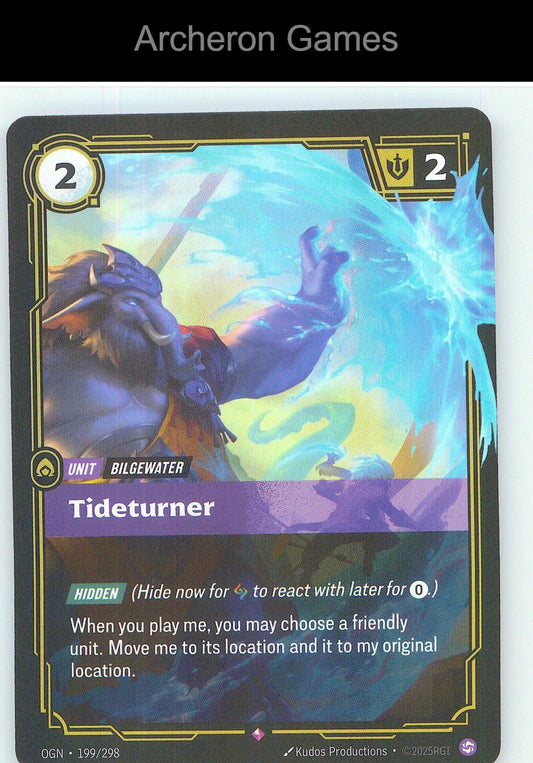 Tideturner OGN 199/298 R Origins Riftbound Card