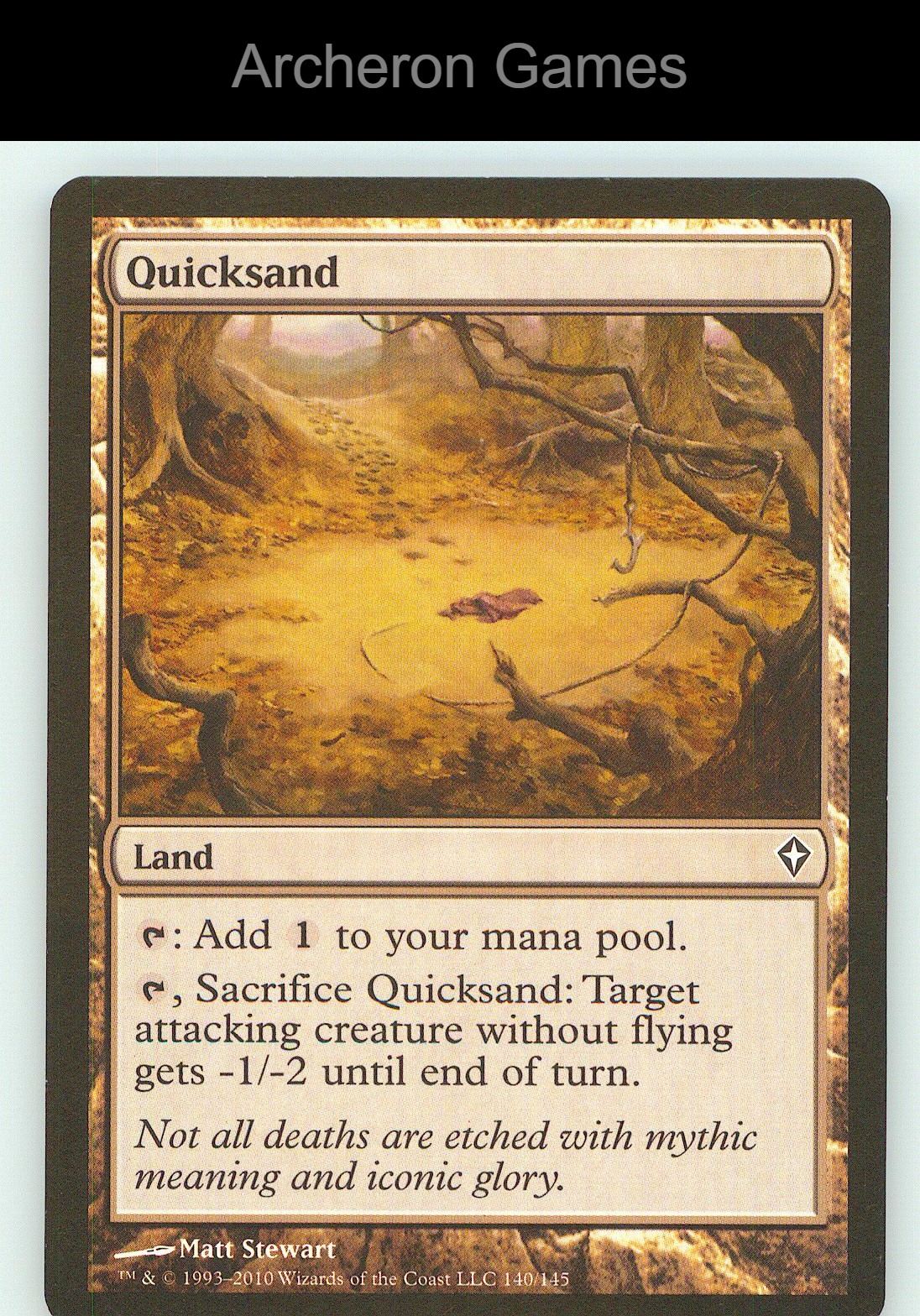 Quicksand WWK 140 C MTG Card NM/EX+