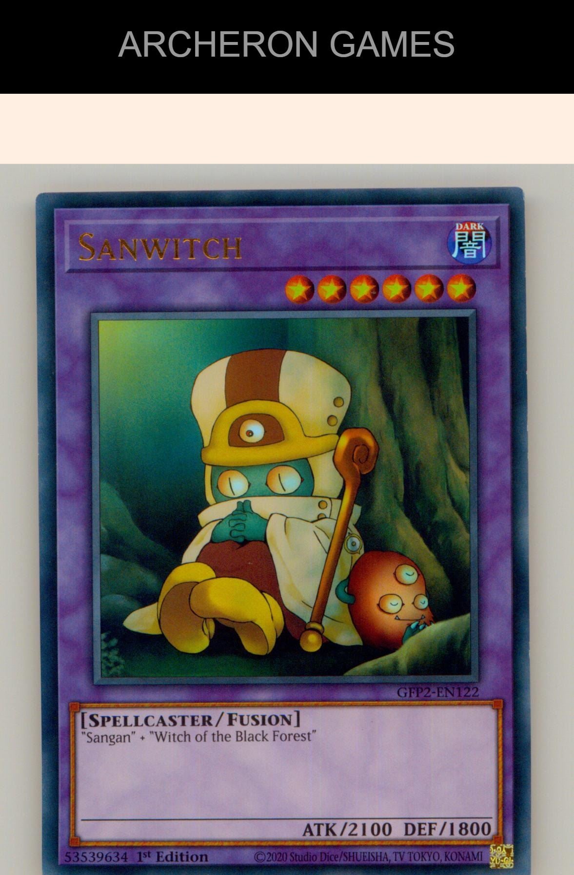 Sanwitch Ultra Rare YUGIOH Card 1st Edition