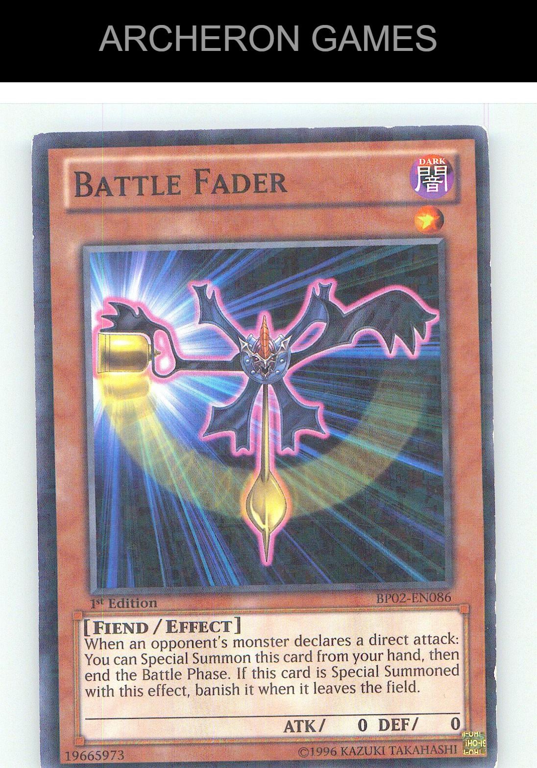 Battle Fader (Starfoil) Starfoil Rare YUGIOH Card Unlimited