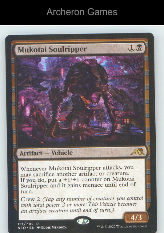 Mukotai Soulripper NEO 113 R MTG Card NM/EX+