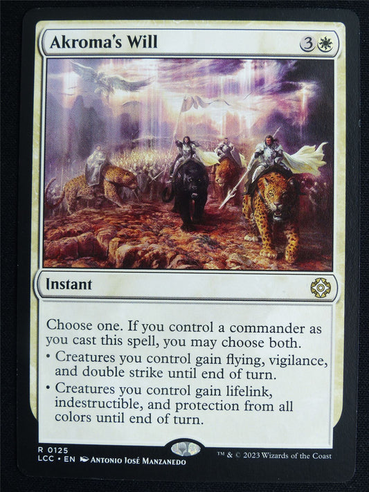 Akroma's Will - LCC - Mtg Card #4LF