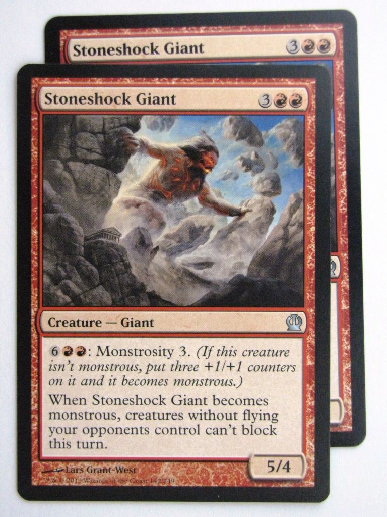 MTG Magic Cards: STONESHOCK GIANT x2 Theros # 24C38