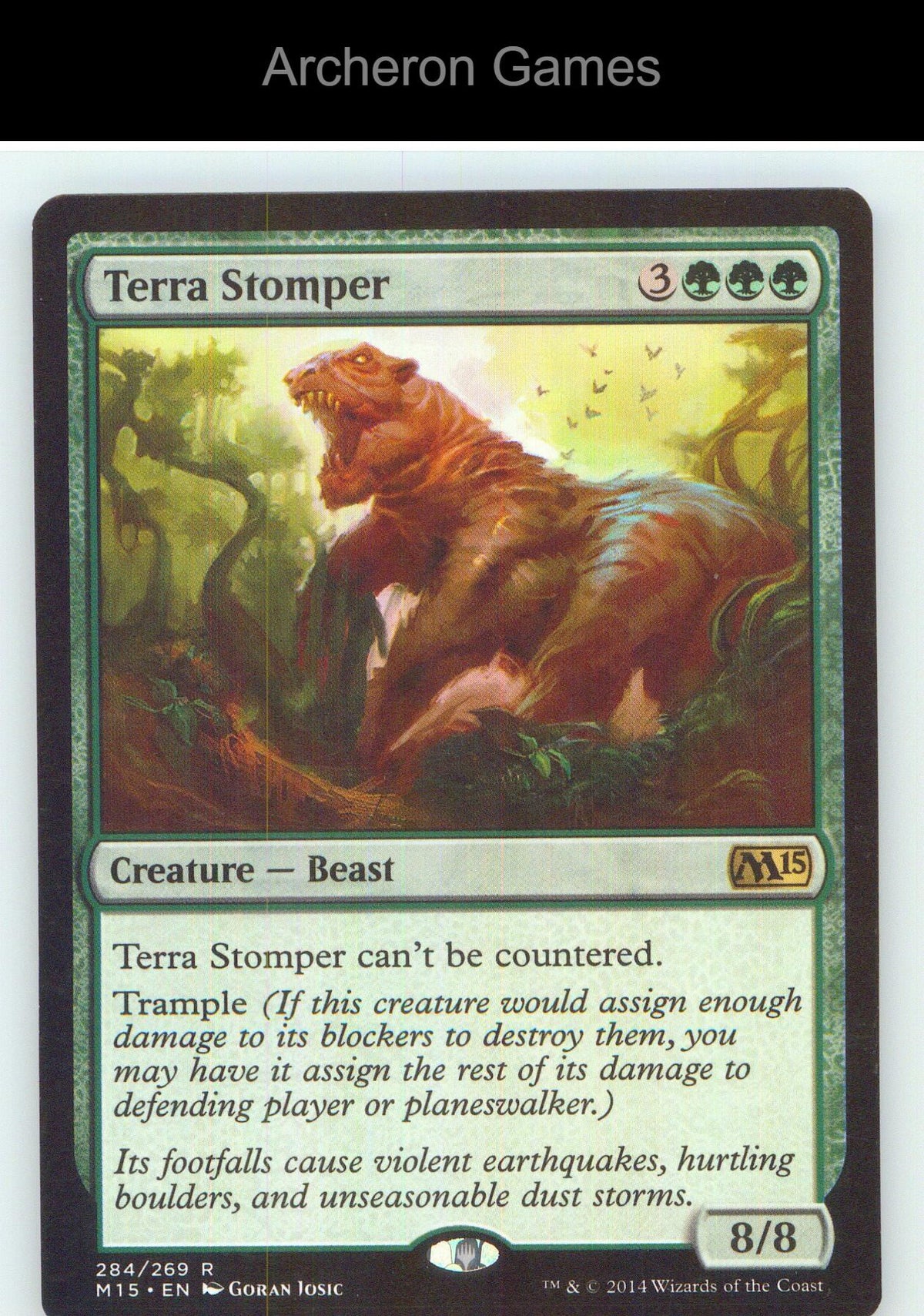 Terra Stomper M15 284 R MTG Card NM/EX+
