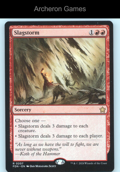 Slagstorm FDN 207 R MTG Card Foundations