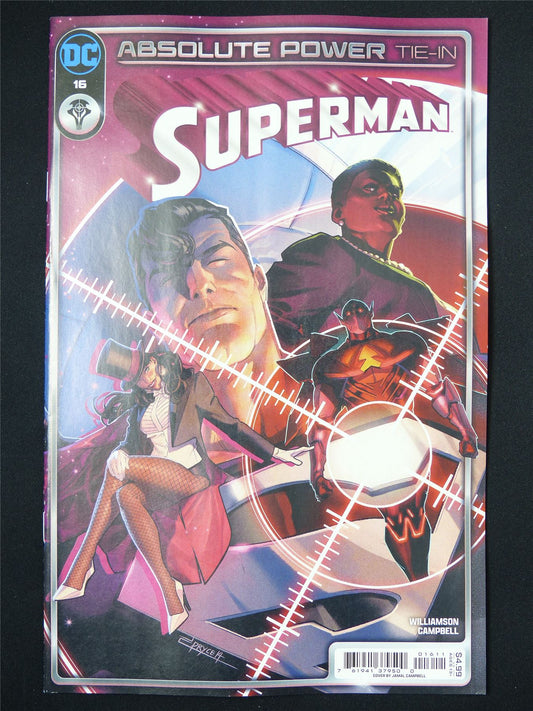 Absolute Power Tie-In: SUPERMAN #16 - B&B Sep 2024 DC Comic #3JL