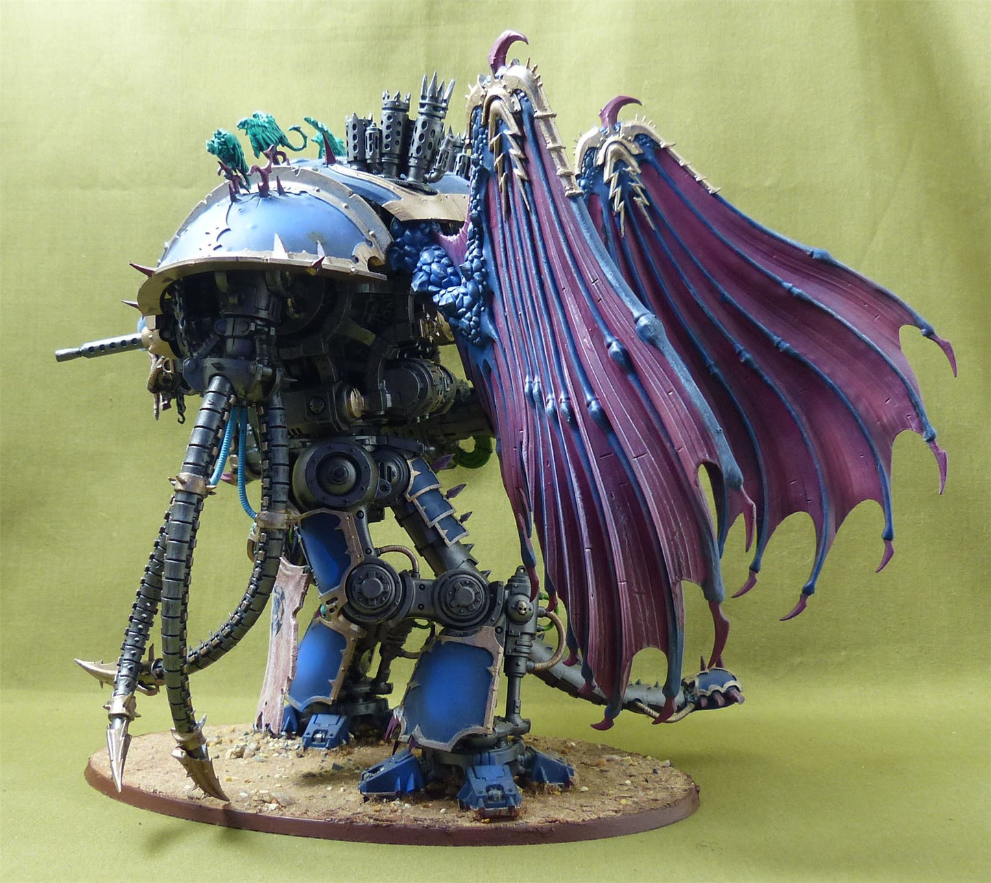 Knight Abominant painted - Chaos Knights - Warhammer 40K #77Q