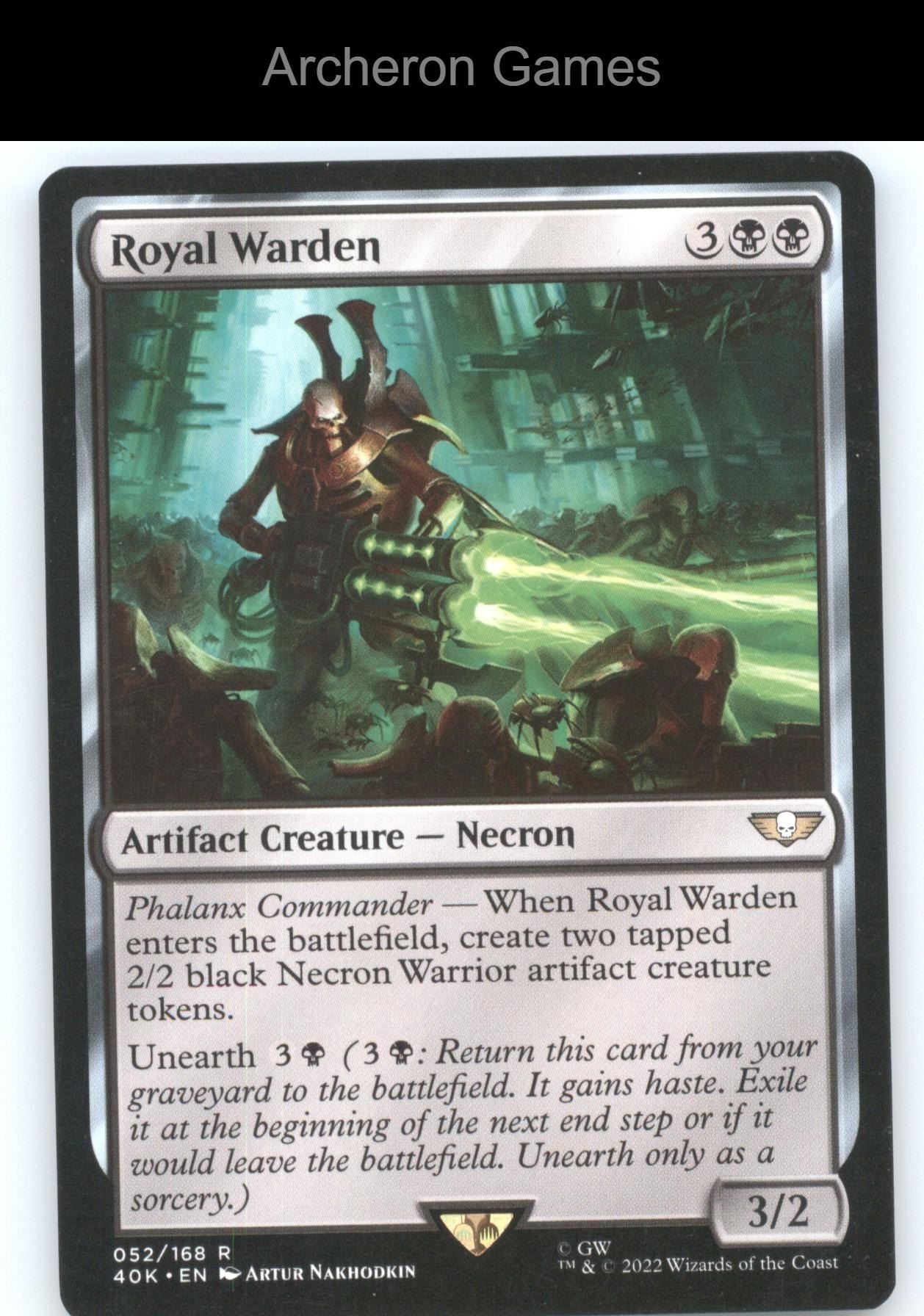 Royal Warden 52 R MTG Card Universes Beyond: Warhammer 40,000