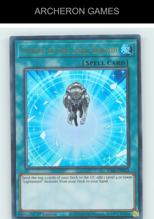 Charge of the Light Brigade (UR) UR YUGIOH Card 1st Edition