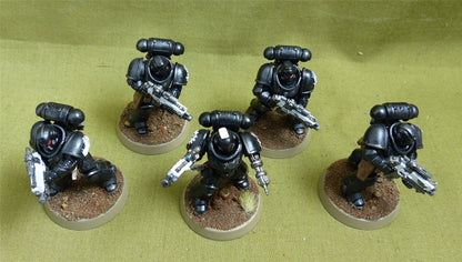 Primaris Intercessors set of 5 painted - Iron Hands - Warhammer 40K #1HI