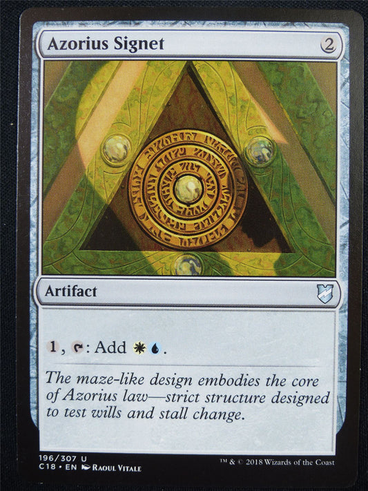 Azorius Signet - C1 - Mtg Card #2R9