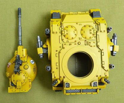 Deimos Pattern Predator Battle Tank painted - Imperial Fists - Warhammer Horus Heresy #2N4