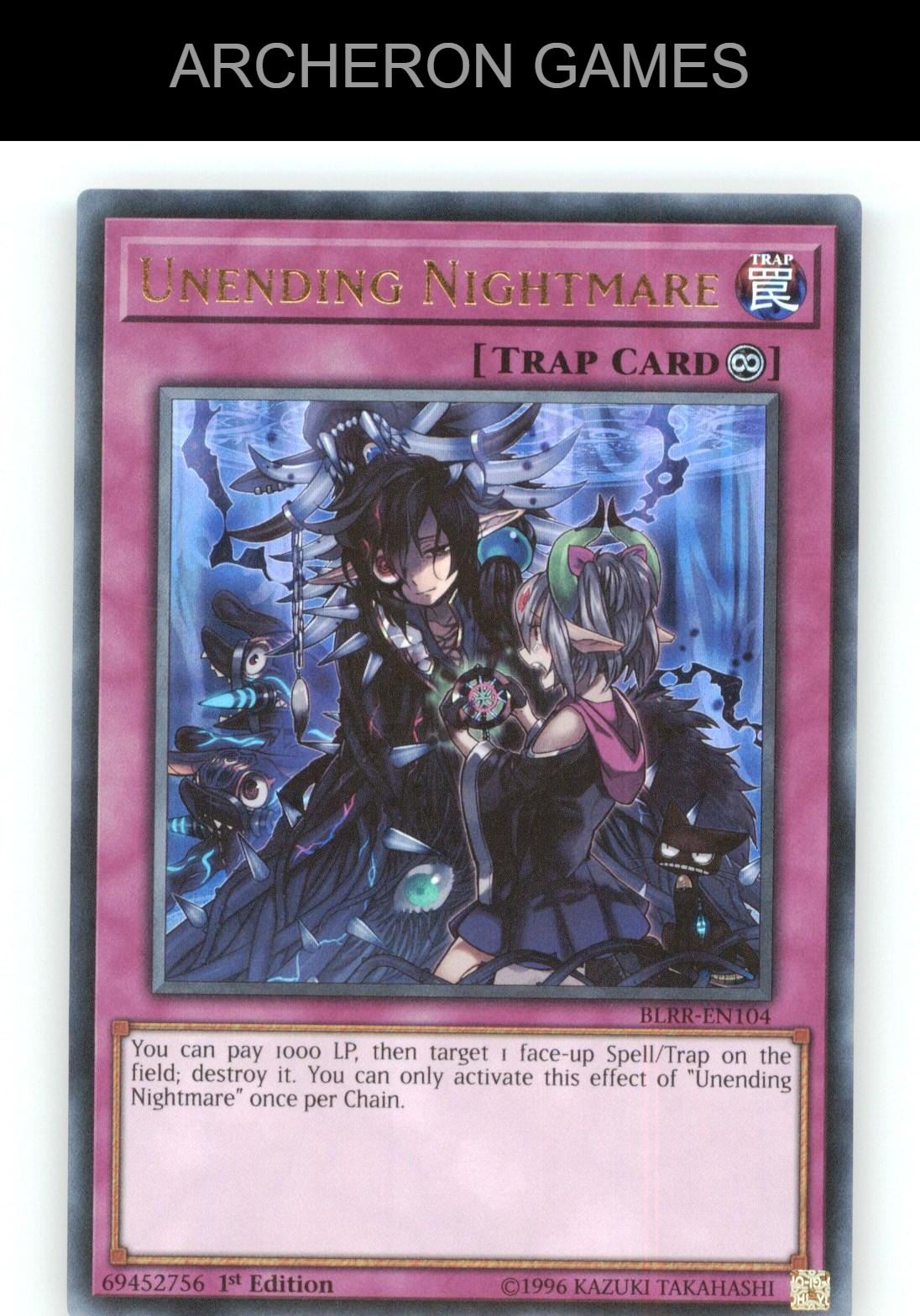 Unending Nightmare Ultra Rare YUGIOH Card