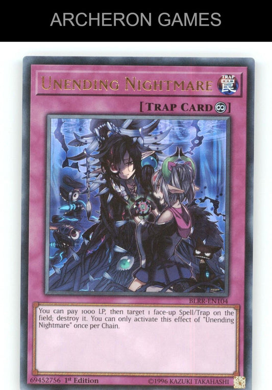 Unending Nightmare Ultra Rare YUGIOH Card