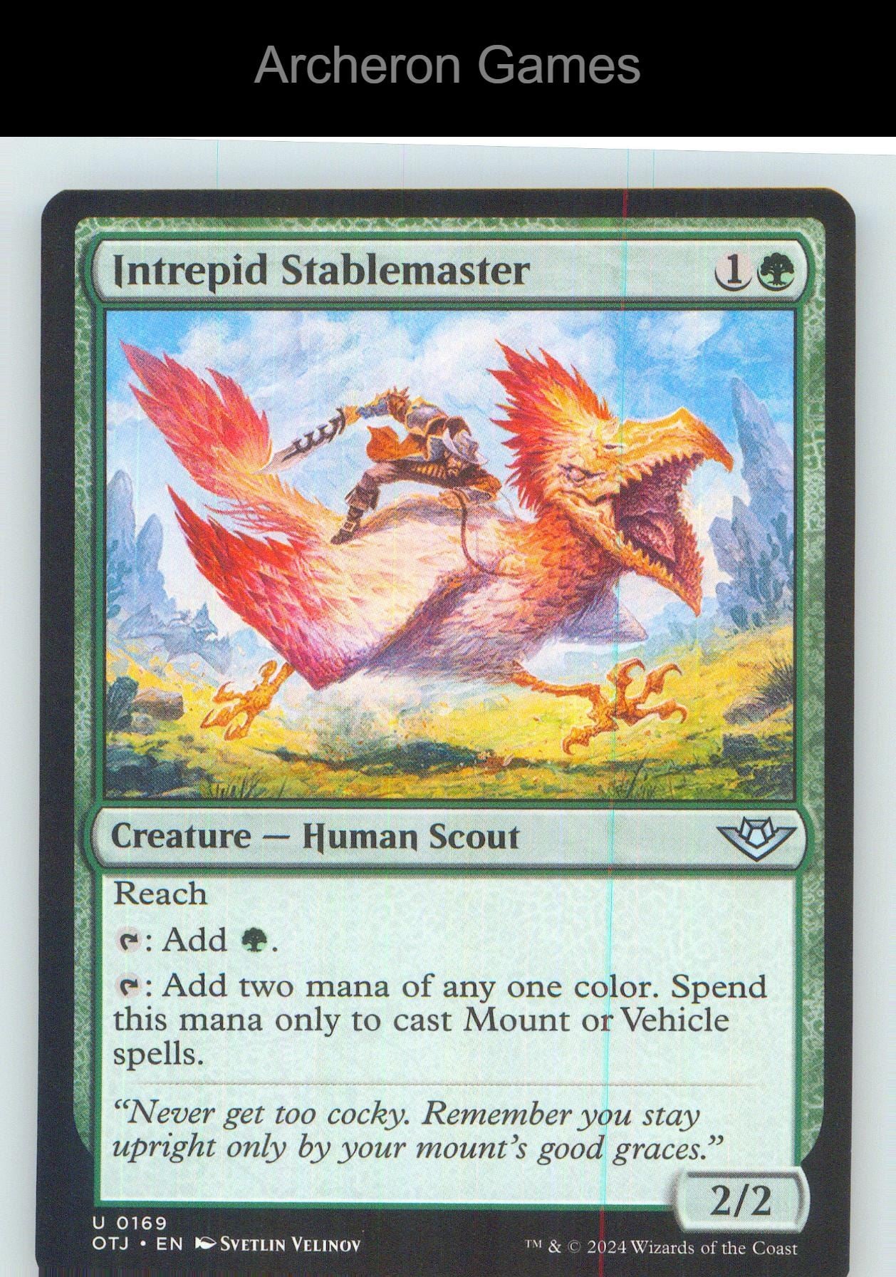 Intrepid Stablemaster OTJ 169 UC MTG Card NM/EX+