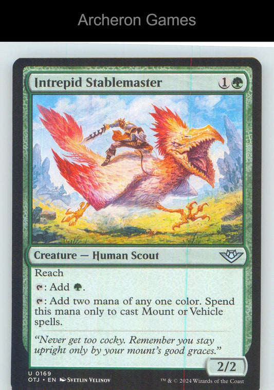 Intrepid Stablemaster OTJ 169 UC MTG Card NM/EX+