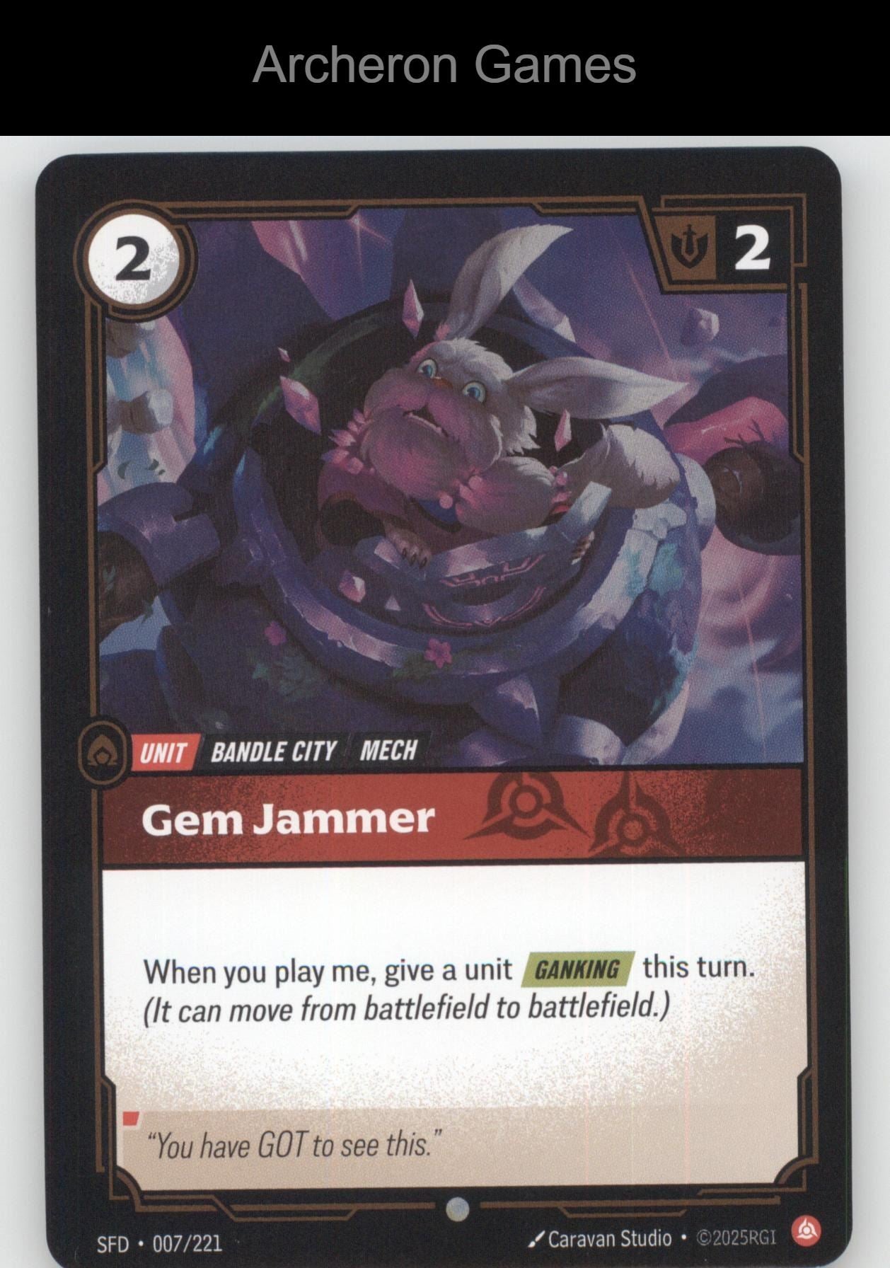 Gem Jammer SFD 007/221 C  Card Spiritforged
