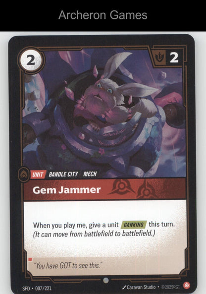 Gem Jammer SFD 007/221 C  Card Spiritforged