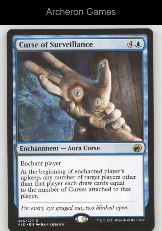 Curse of Surveillance 46 R MTG Card Promo Pack: Innistrad: Midnight Hunt